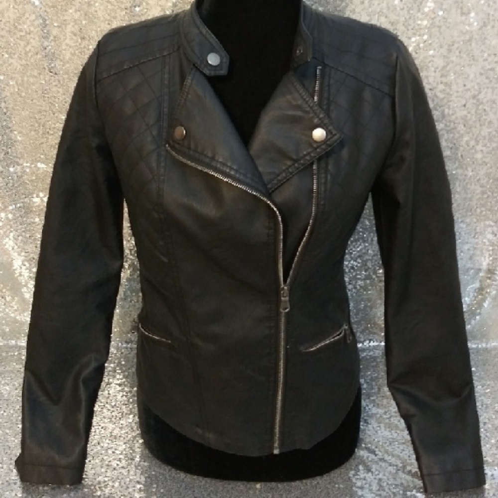 Charlotte Russe faux leather jacket